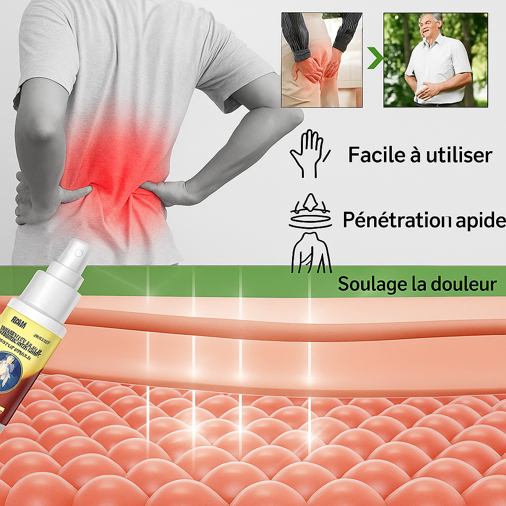 Spray à base de plantes Soulager doucement la douleur, APGAR Spray anti-douleur, Spray anti-douleur articulaire naturel à base de plantes